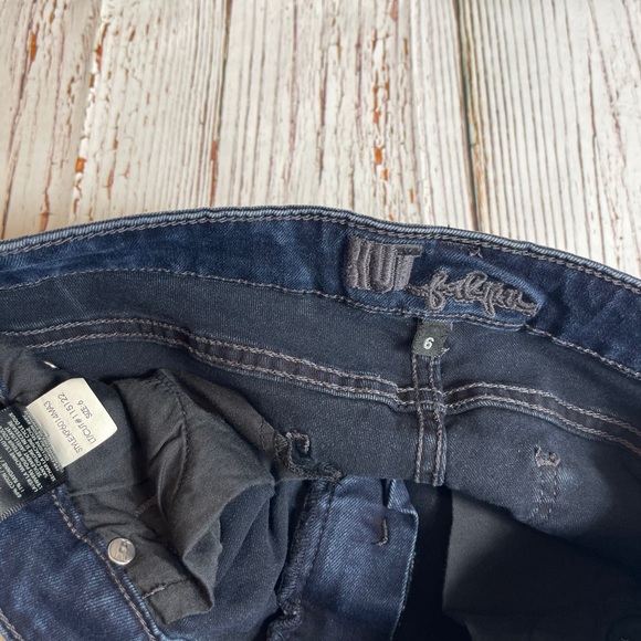 Kut From The Cloth distressed skinny mid rise sz 6 - Picture 6 of 10